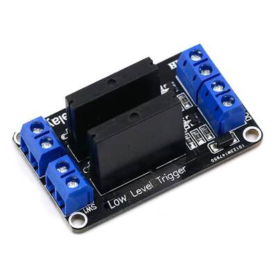 5V 2 Kanal Solid State Röle Kartı - Low Level