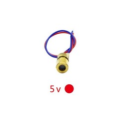 5V 650nm Nokta Lazer - 5mW - Thumbnail