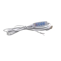 Robo90 - 5V USB Dimmer'li Erkek Kablo Beyaz - 1 Metre