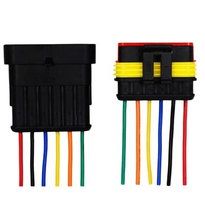 6 Pin Kablolu Su Geçirmez Konnektör Takım