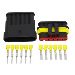 Robo90 - 6 Pin Su Geçirmez Konnektör Takımı