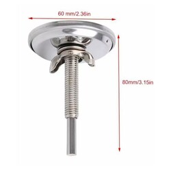 60mm Paslanmaz Çelik Gıda Termometresi - 10 ila 400 C° - Thumbnail
