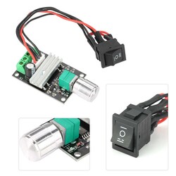 6V 12V 24V 3A 80W DC Motor Sürücü Dimmer + PWM Motor Hız Kontrol - Thumbnail