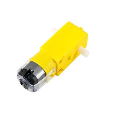 6V 250 RPM Redüktörlü Motor - Sarı