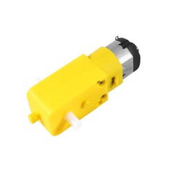 6V 250 RPM Redüktörlü Motor - Sarı - Thumbnail