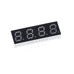 7 Segment Display - 4 Bits - Ortak Katot - 0.28 inç - Thumbnail