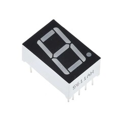 7 Segment Display - Ortak Katot -14mm-Kırmızı - Thumbnail