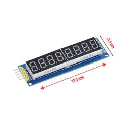 74HC595 8 Digit 7 Segment Display Modülü - Thumbnail