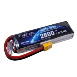 7.4V 2S 2800mAh Lipo Batarya - 40C - Thumbnail