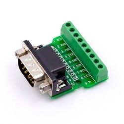 Robo90 - 9 Pinli RS232 RS485 Dönüştürücü Modülü (DB9 Erkek)