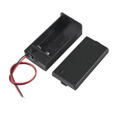 9V Pil Yuvası Kapaklı-Anahtarlı