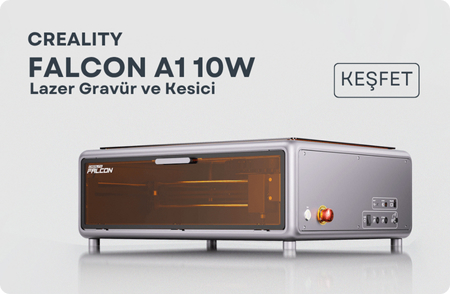 Creality Falcon A1 10W Lazer Gravür ve Kesici Robo90'da satışta!