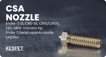 CSA Nozzle tüm çeşitleri ile Robo90'da