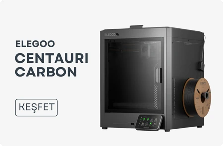 ELEGOO Centauri Carbon 3D Yazıcı Robo90'da satışta!