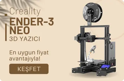 Creality Ender-3 NEO 3D Yazıcı şimdi stoklarda! görseli