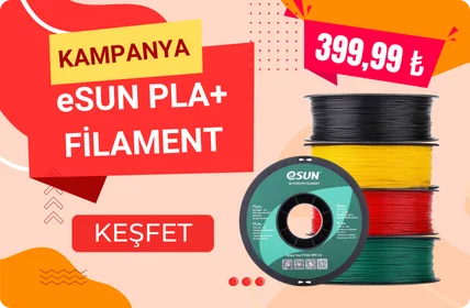 eSUN pla plus filamentler en uygun fiyatıyla Robo90'da