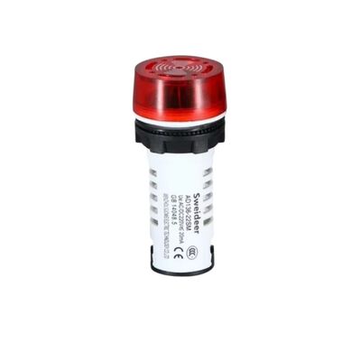 AD16-22DSM 24V Işıklı Buzzer 24V - Kırmızı