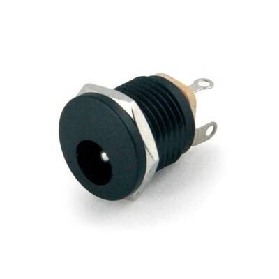 Adaptör Fişi Yuvarlak Jak-Jack Somunlu Şase 2.5mm IC-258