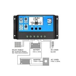 Akıllı Güneş Paneli Şarj Kontrol Cihazı Regülatörü - 30A - Thumbnail