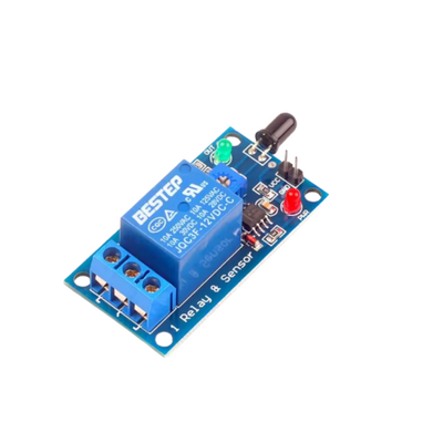 Alev Sensörlü Röle Kartı 12V