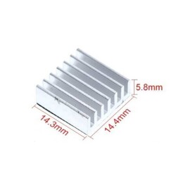 Aluminyum Mini Soğutucu 14.3X14.4X5.8 - Thumbnail