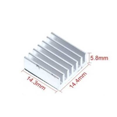 Aluminyum Mini Soğutucu 14.3X14.4X5.8
