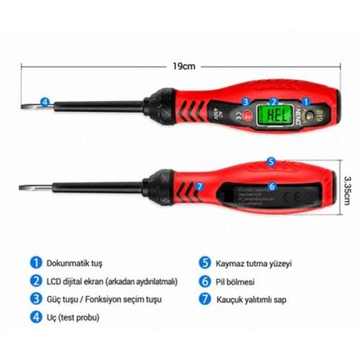 Aneng B19 Voltaj Test Kalemi