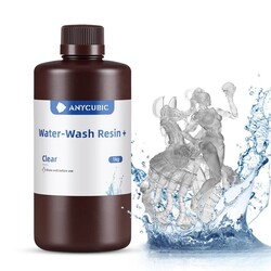 Anycubic - Anycubic Clear(Şeffaf) - Suyla Yıkanabilir Reçine (Water-Wash Resin+) - 1 Kg