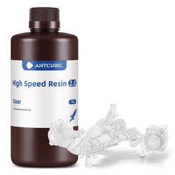 Anycubic - Anycubic High Speed 2.0 Reçine - Şeffaf - 1 Kg