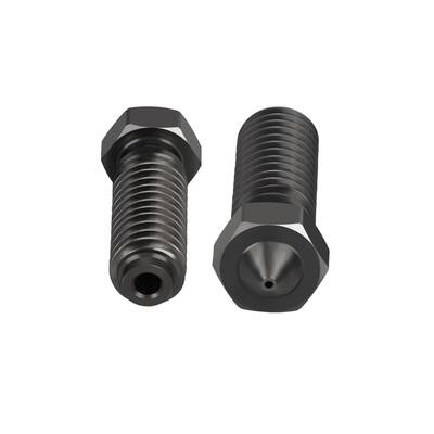 Anycubic Kobra 2, Kobra 3 0.4mm Sertleştirilmiş Çelik Volcano Nozzle - 1.75mm