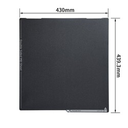 Anycubic Kobra3 Max PEI Kaplı Yay Çeliği Manyetik Tabla- 430x439mm - Thumbnail