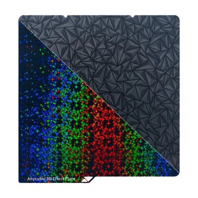 Anycubic PEI 3D Effect Manyetik Tabla (Octagram + Diamond Sureface) Kobra S1/S1 Combo