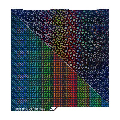 Anycubic PEI 3D Effect Manyetik Tabla (Phantom + Sphere Sureface) Kobra 3/3 Combo/3 V2/3 V2 Combo