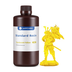 Anycubic - Anycubic Standart Reçine UV - Yarı Şeffaf Sarı - 1 Kg