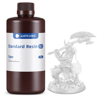 Anycubic Standart V2 Reçine - Şeffaf - 1 Kg