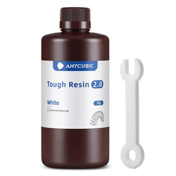 Anycubic - Anycubic Tough Reçine 2.0 - Beyaz - 1 Kg