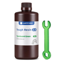 Anycubic - Anycubic Tough Reçine 2.0 - Şeffaf Yeşil - 1 Kg