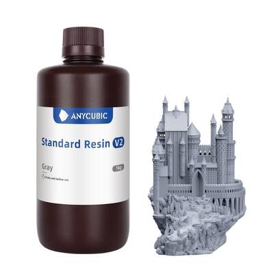 Anycubic UV Gri Standart Reçine V2 - 1 Kg