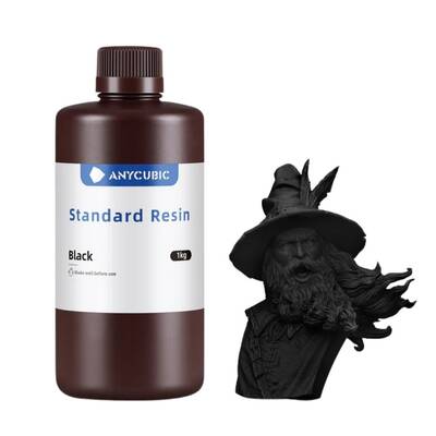 Anycubic UV Siyah Standart Reçine - 1 Kg