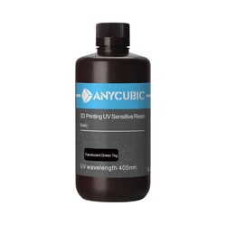 Anycubic - Anycubic UV Yarı Şeffaf Yeşil Standart Reçine - 1 Kg