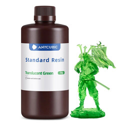 Anycubic - Anycubic Standart Reçine UV - Yarı Şeffaf Yeşil - 1 Kg