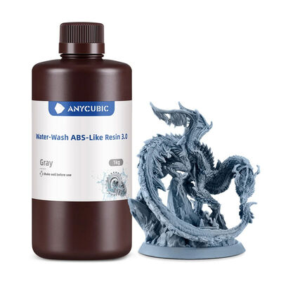 Anycubic Water-Wash ABS-Like Reçine 3.0 - Gri - 1 Kg