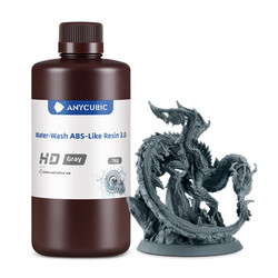 Anycubic - Anycubic Water-Wash ABS-Like Reçine 3.0 - HD Gri - 1 Kg