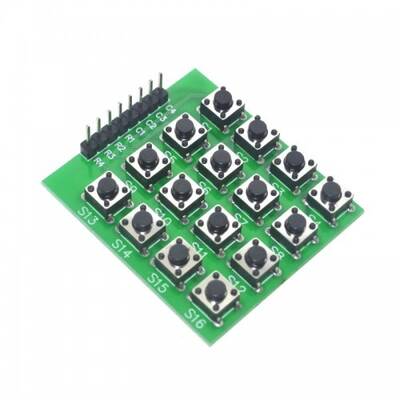 Arduino Keypad 4x4 Matrix 16 Buton Switch Tuş Takımı