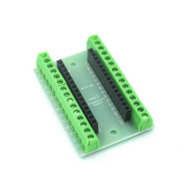Arduino Nano Klemens Çevirici Shield - Lehimli