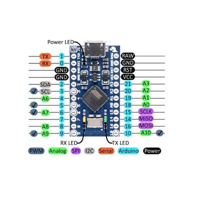 Arduino Pro Micro Klon 5V 16 Mhz