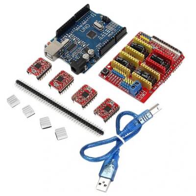 Arduino Uno CNC-Plotter Full Kiti - A4988'li (Klon)