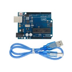 Arduino UNO R3 - Dip Klon - USB Kablo Hediyeli - Thumbnail