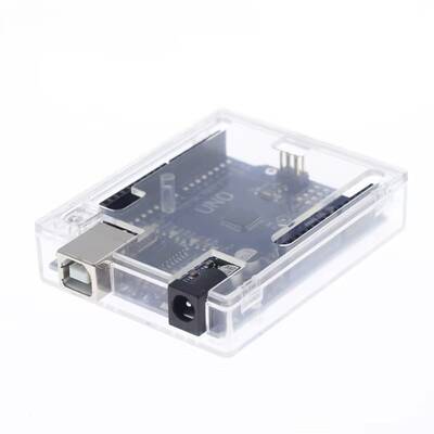 Arduino Uno R3 Uyumlu Case - Koruma Kutusu - Şeffaf