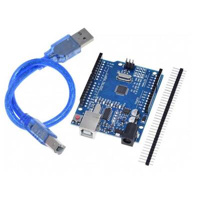 Arduino UNO R3 - SMD Klon (CH340 Çipli) - USB Kablo Hediyeli